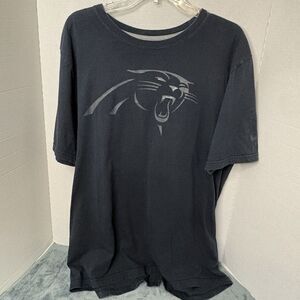 Nike Carolina Panthers Black Tshirt Size XL NFL